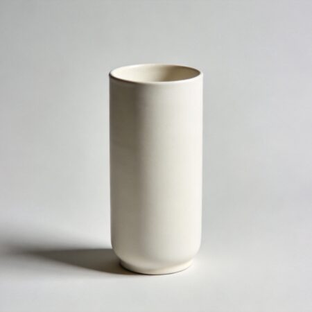 Minimalist Ceramic Cylinder Vase
